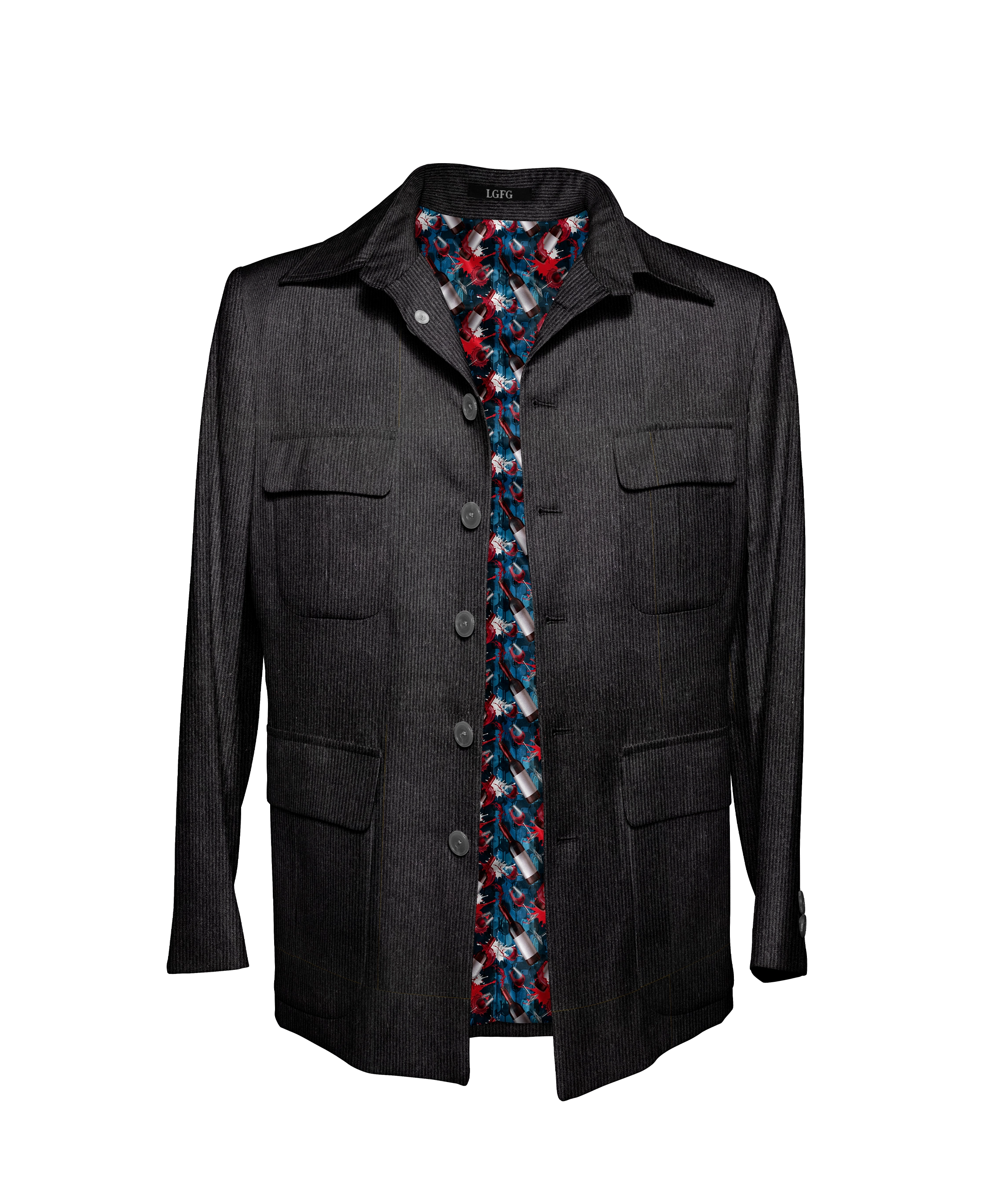 The Black Capo Safari Jacket