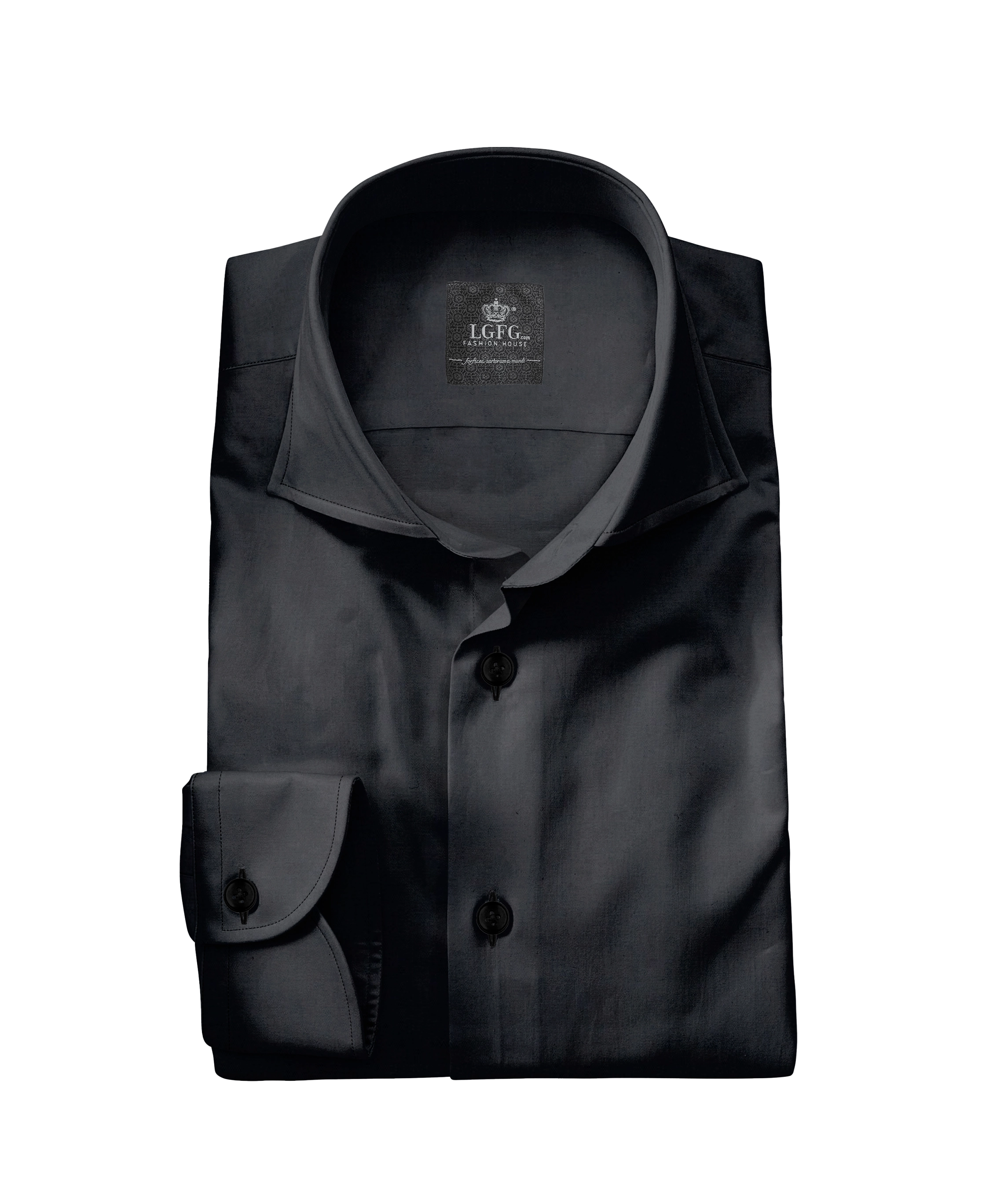 Black Classic Dress Shirt