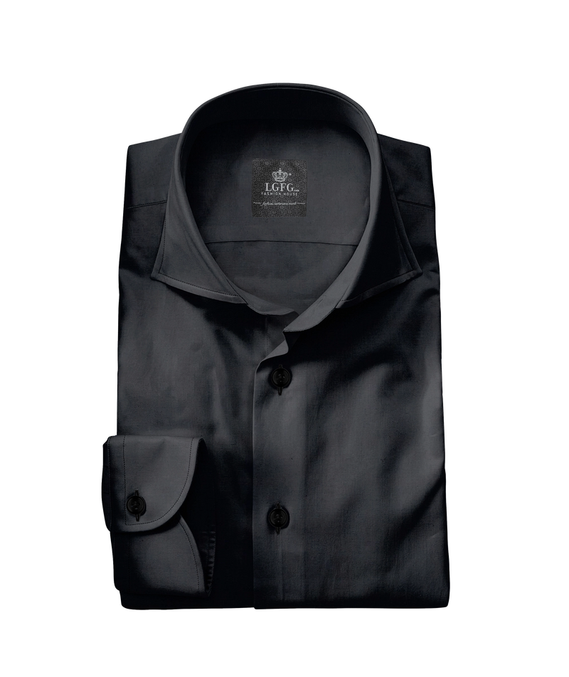 Black Classic Dress Shirt