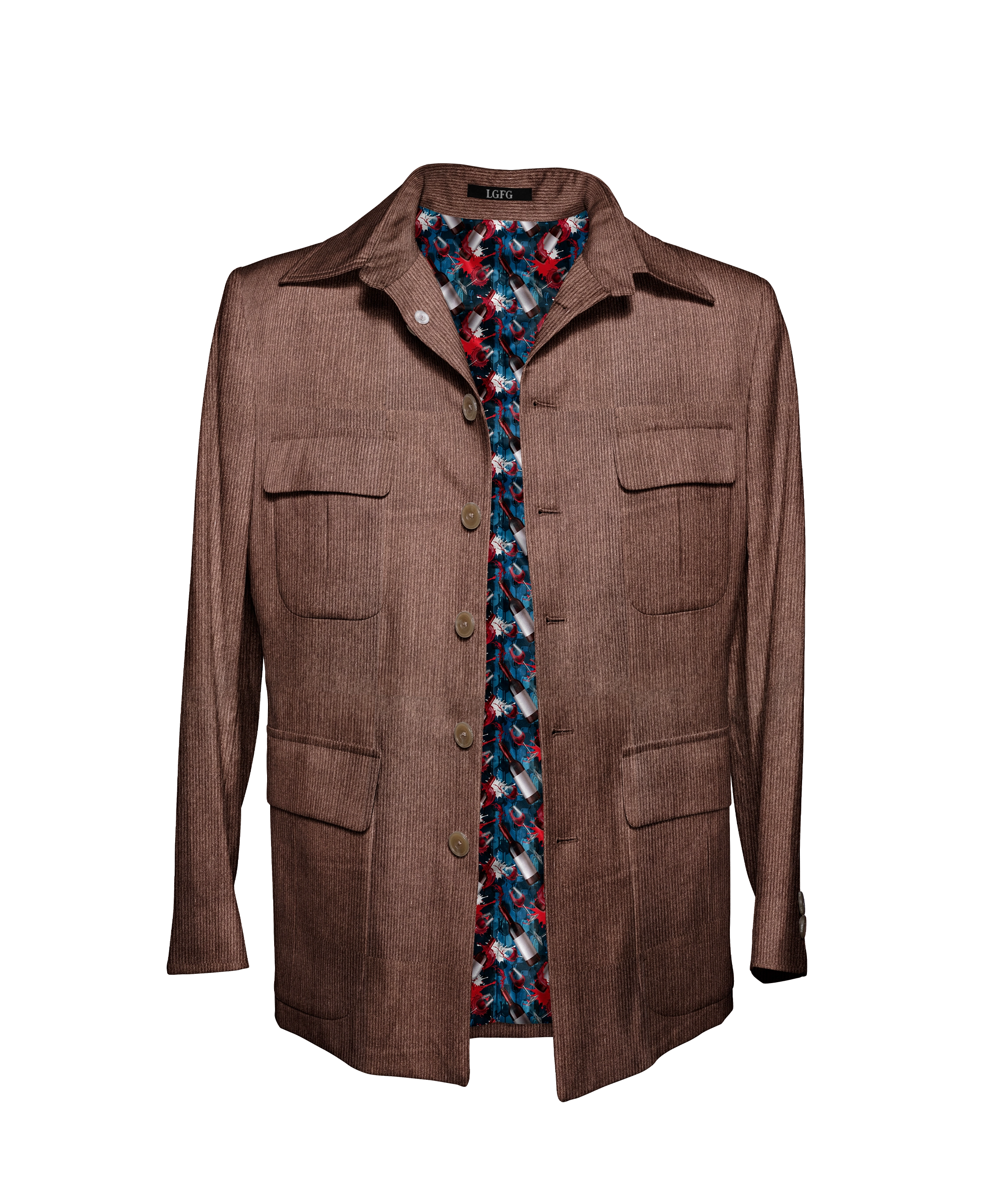 The Brown Capo Safari Jacket