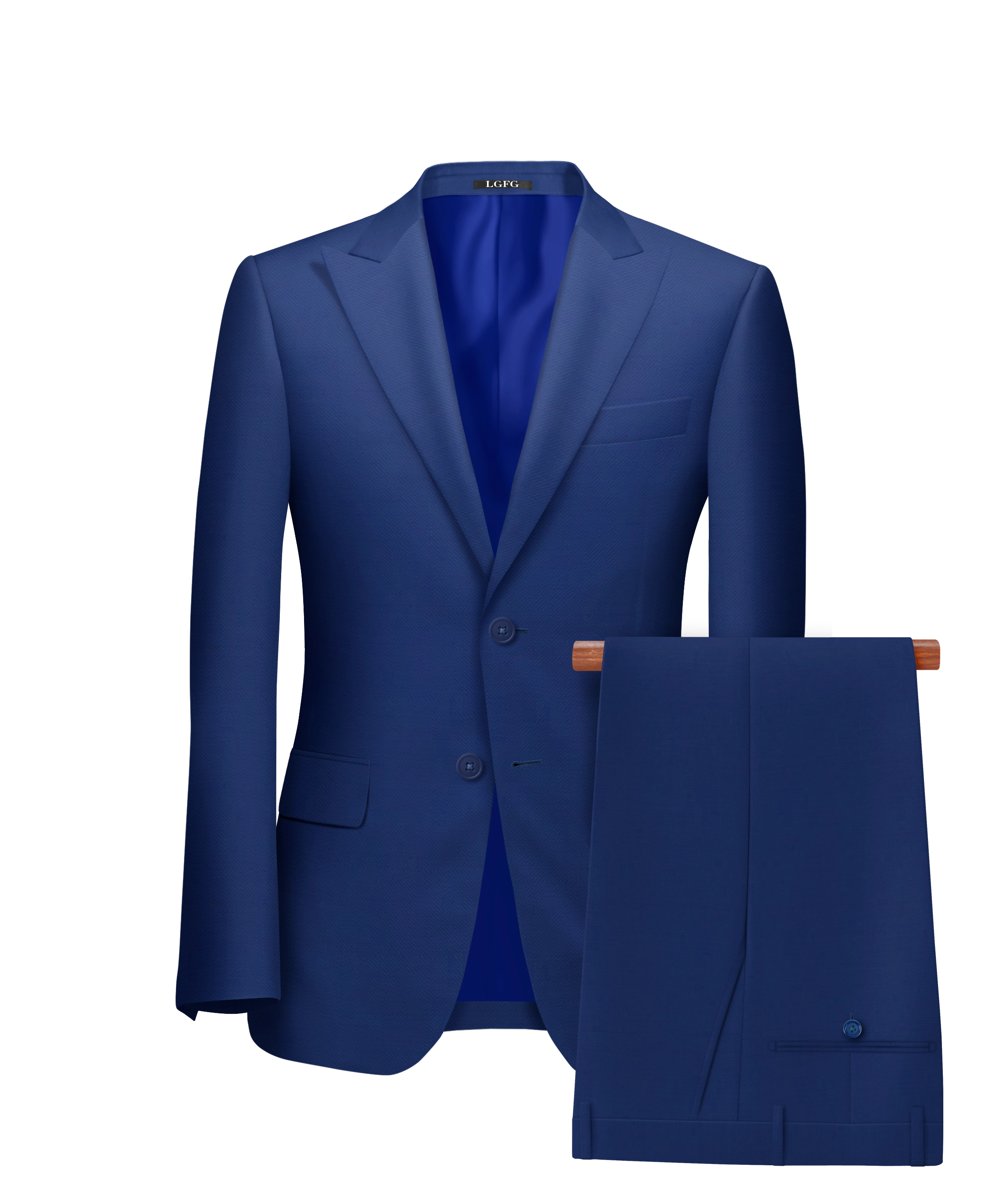 Blue Florida 2 Button LGFG Summer Suit