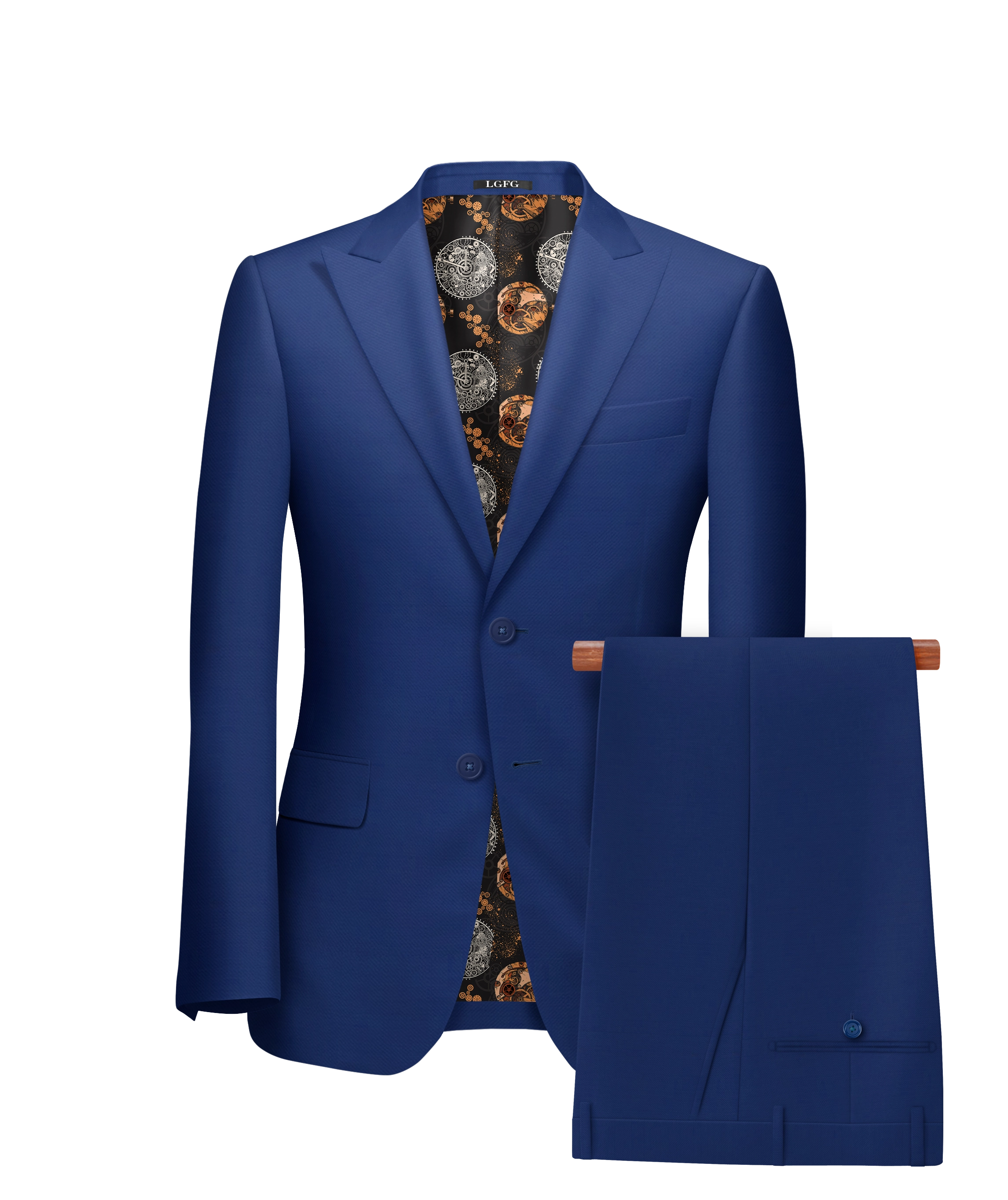 Blue Florida 2 Button LGFG Summer Suit