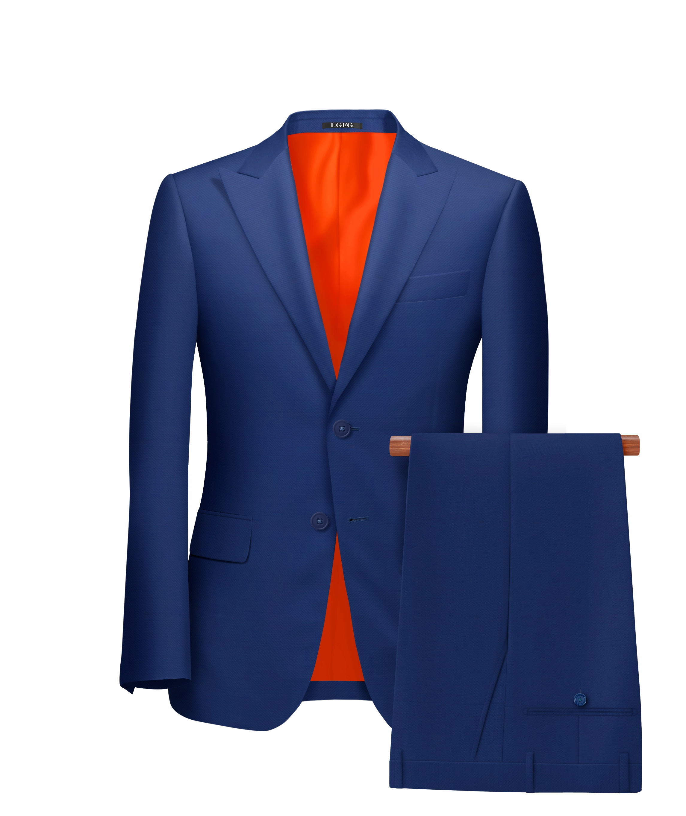 Blue Florida 2 Button LGFG Summer Suit