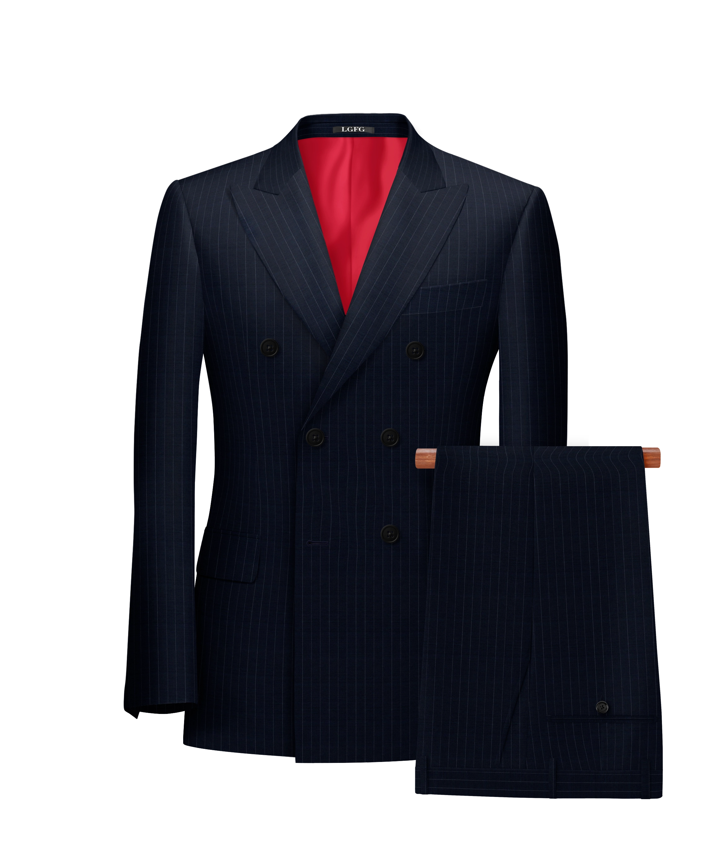 The Navy Money Double-Breasted Boardroom Suit