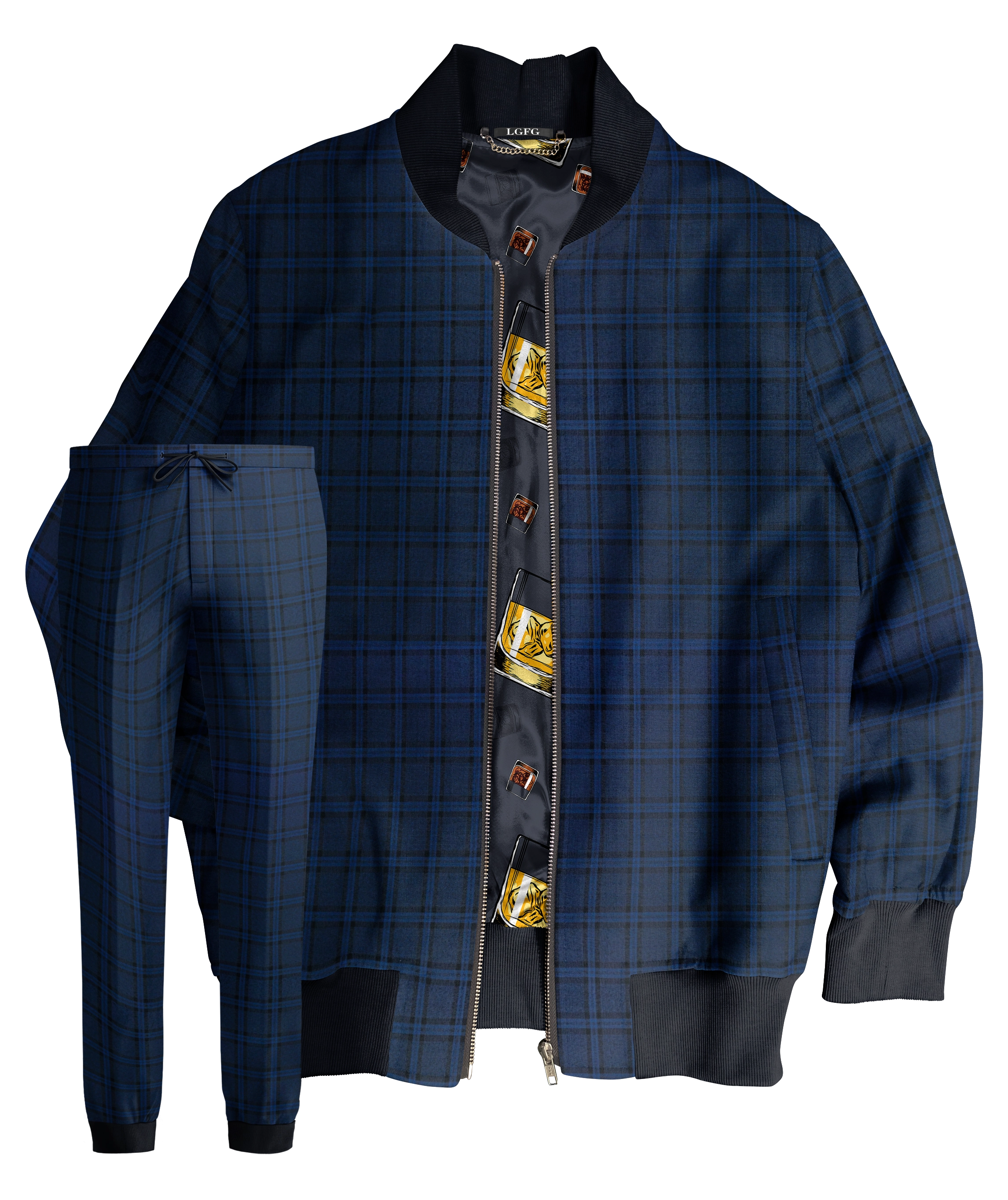 Franzese Warmup Blue Suit