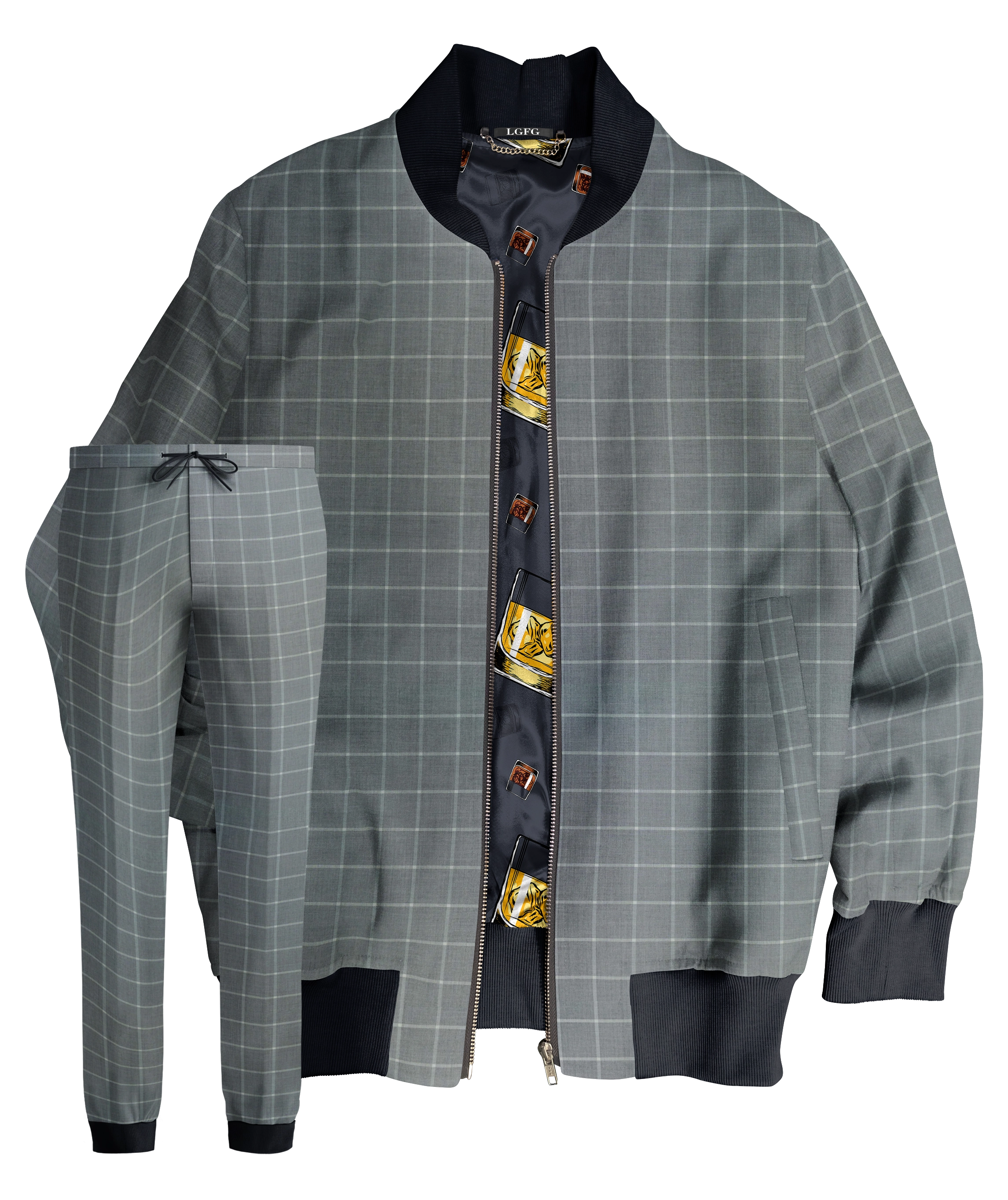 Franzese Warmup Grey Suit