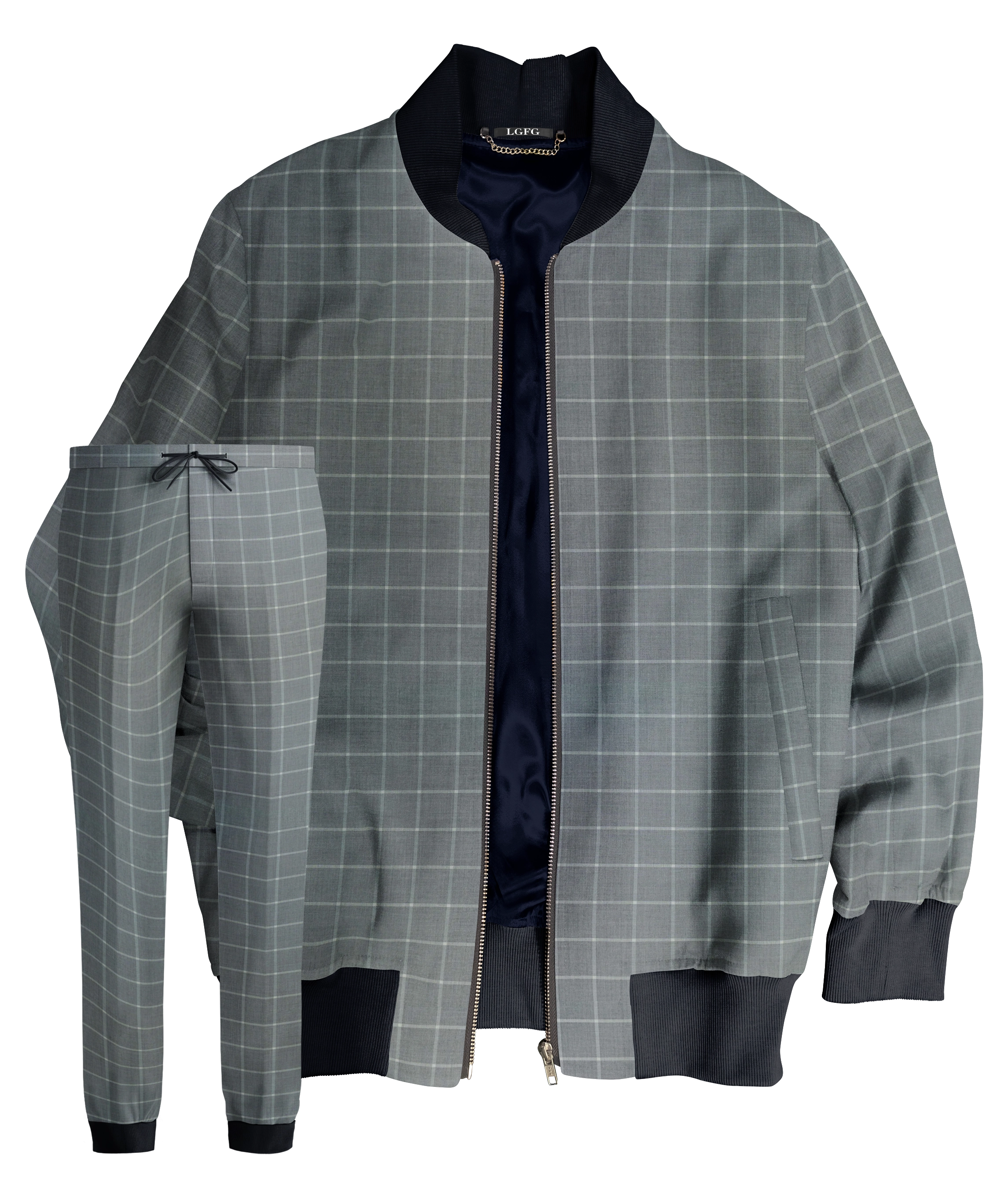 Franzese Warmup Grey Suit