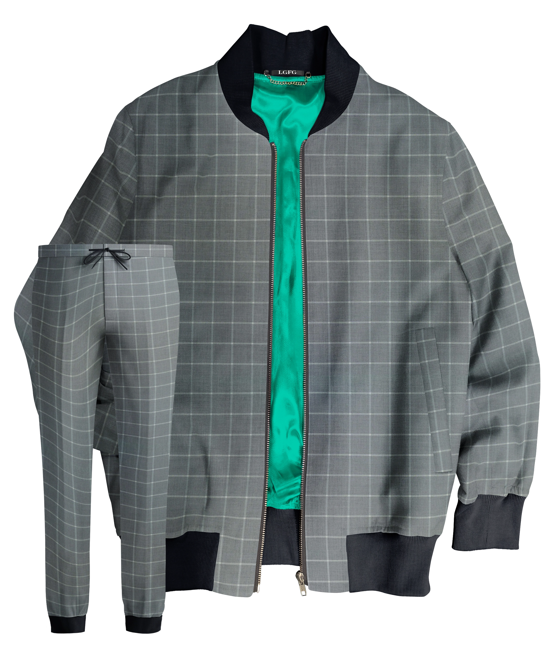 Franzese Warmup Grey Suit