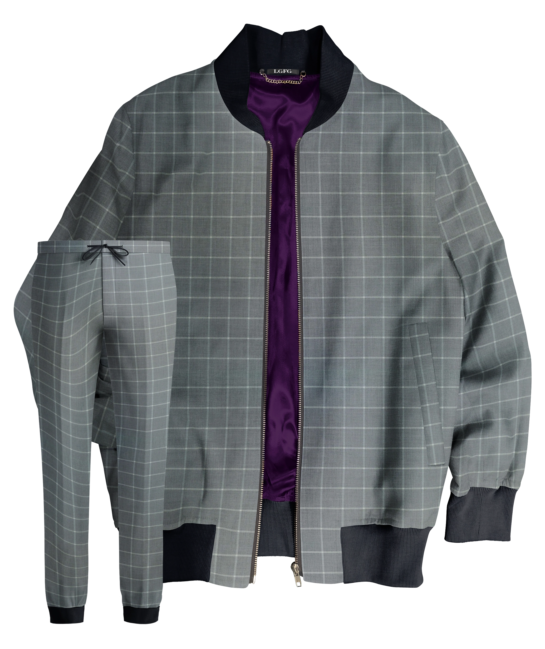 Franzese Warmup Grey Suit