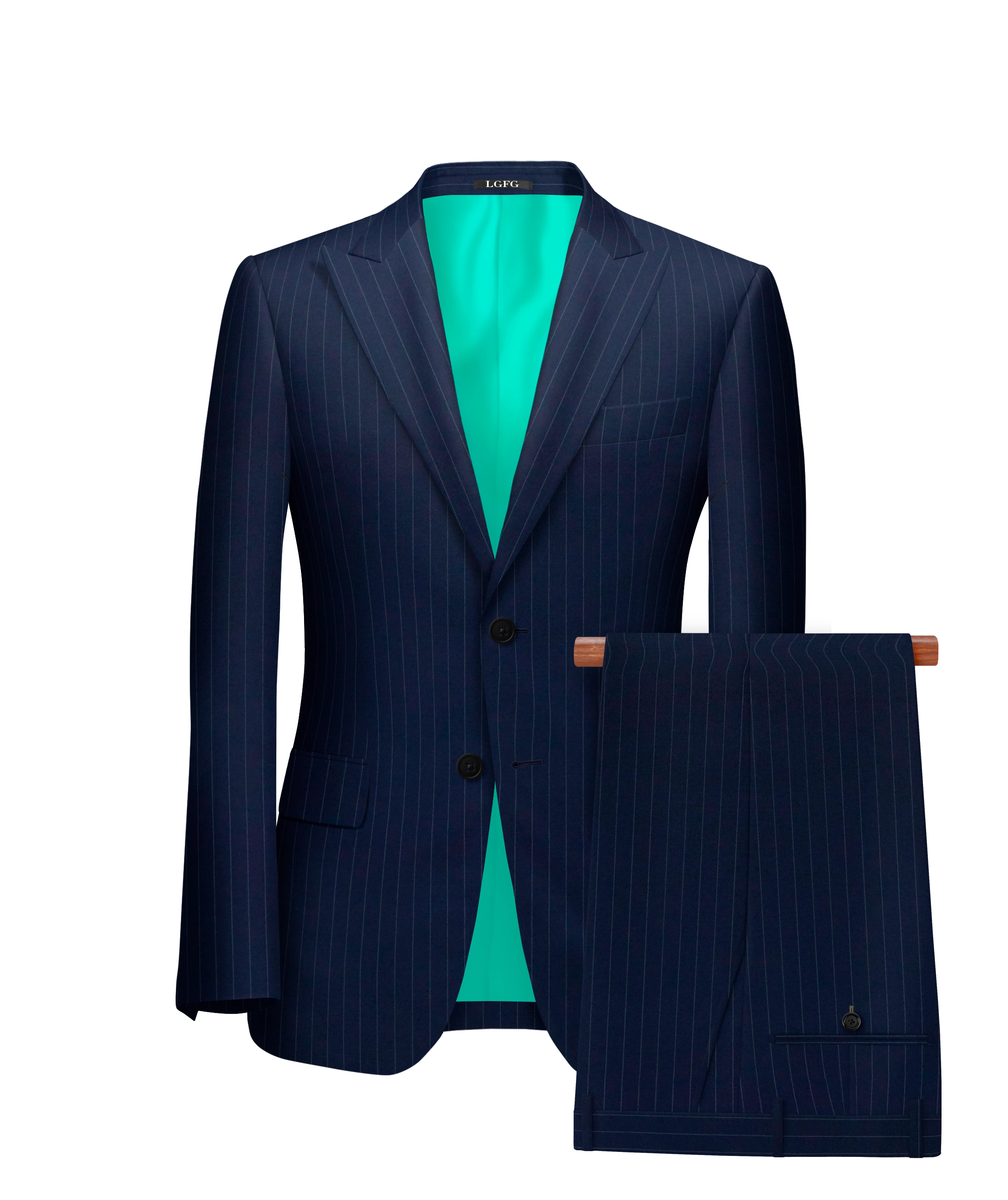 The Navy Capo Pinstripe Suit