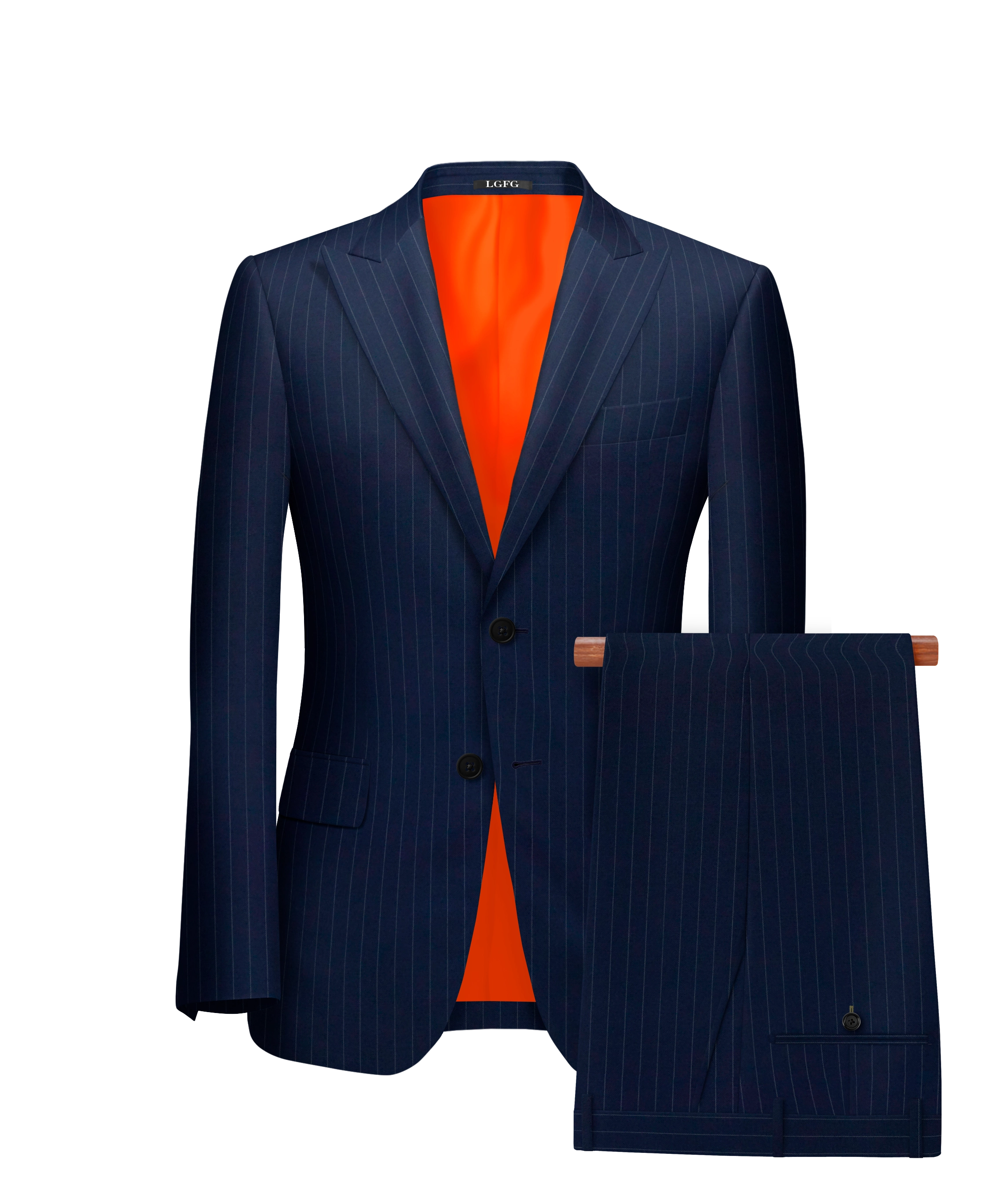 The Navy Capo Pinstripe Suit