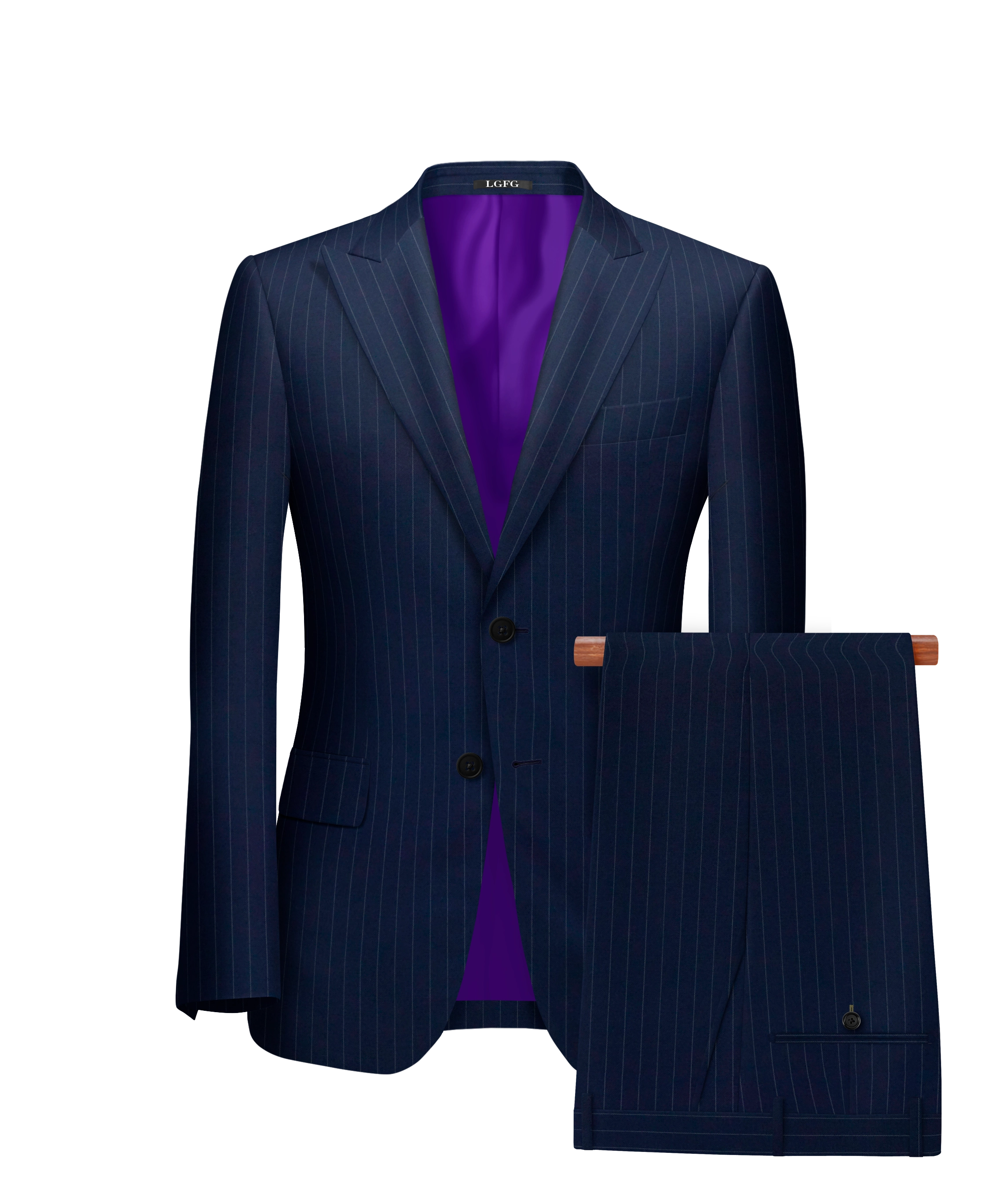 The Navy Capo Pinstripe Suit