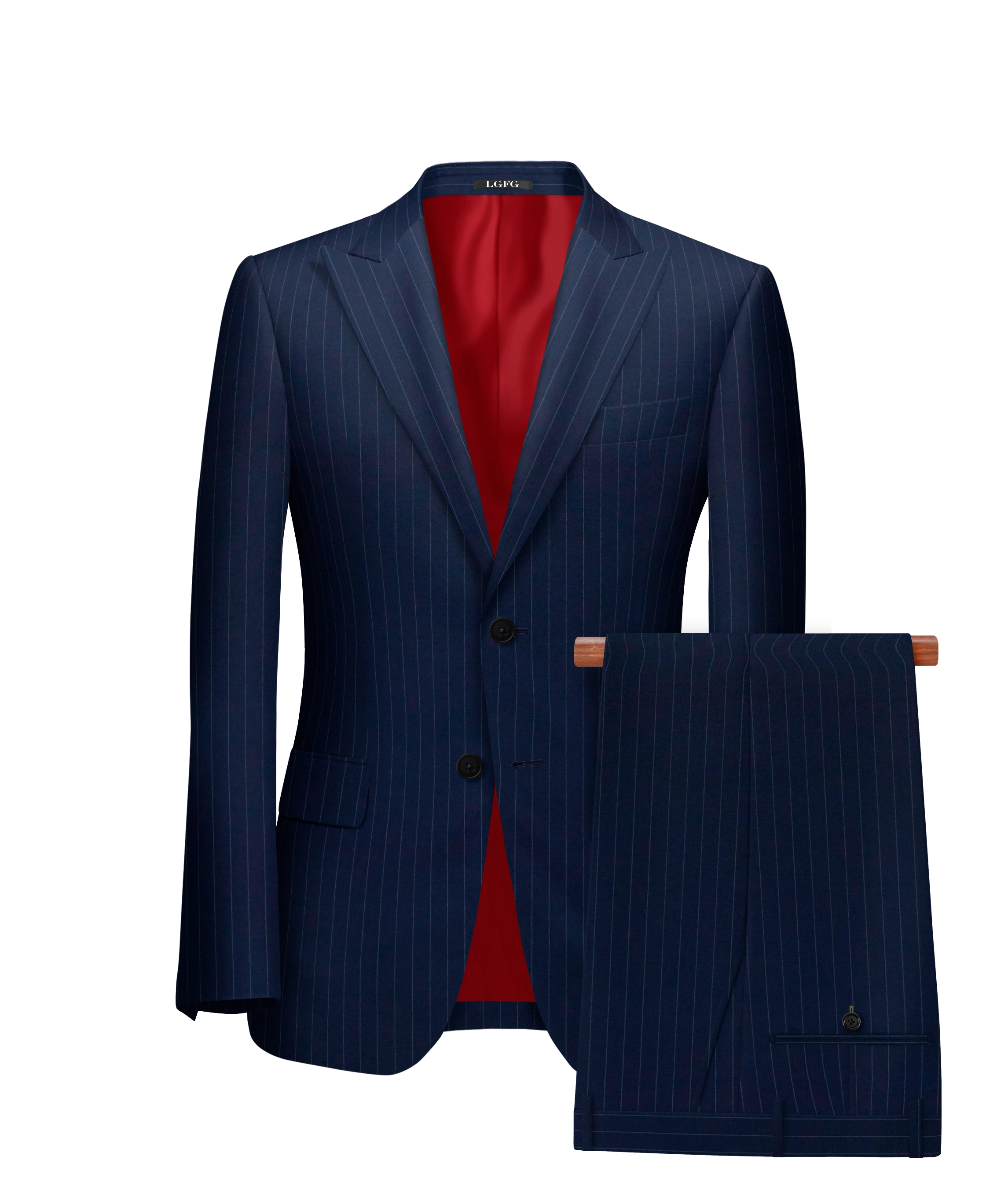The Navy Capo Pinstripe Suit