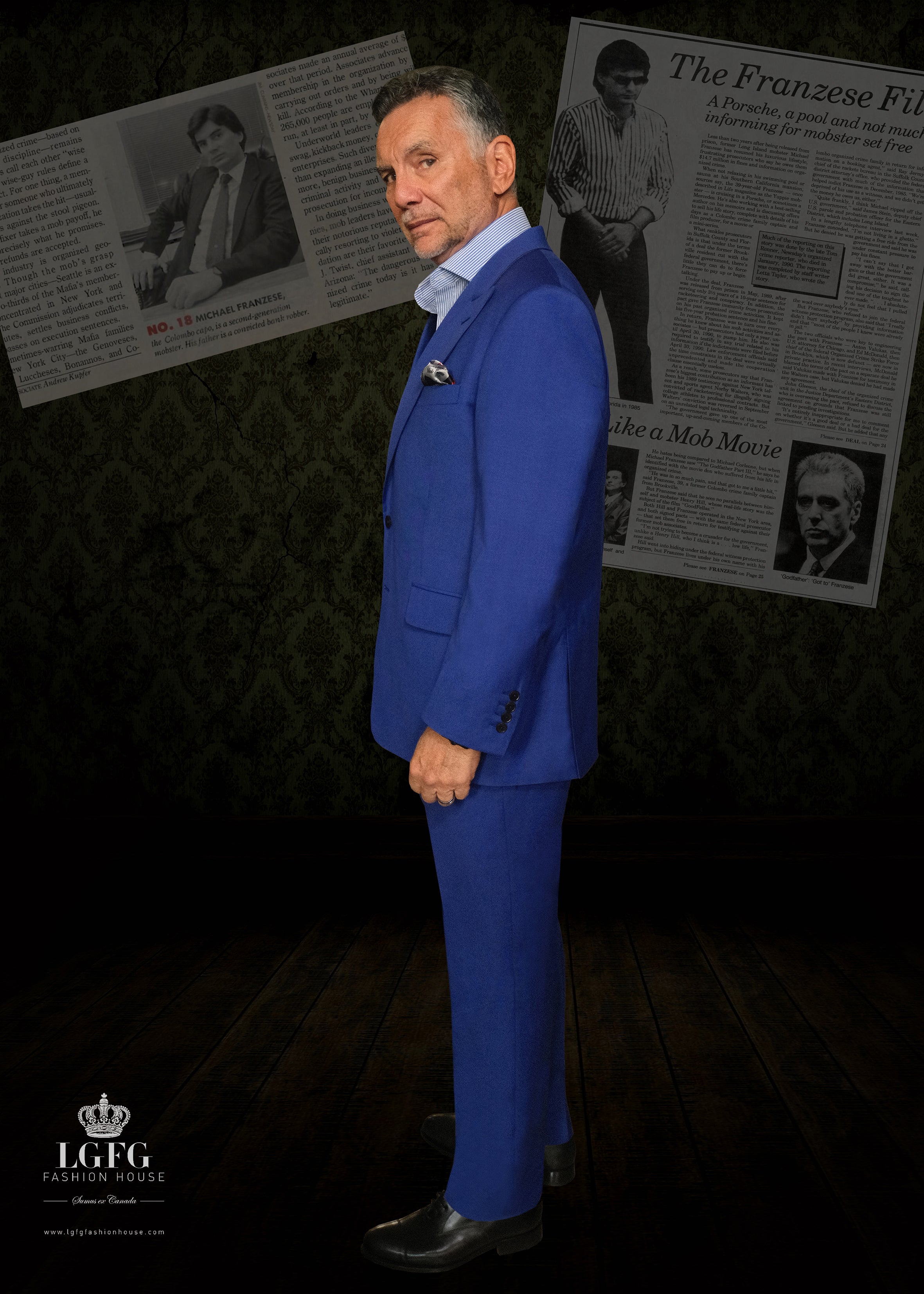 Royal Blue Kennedy All-Season, 2 Button Single Breasted LGFG Suit