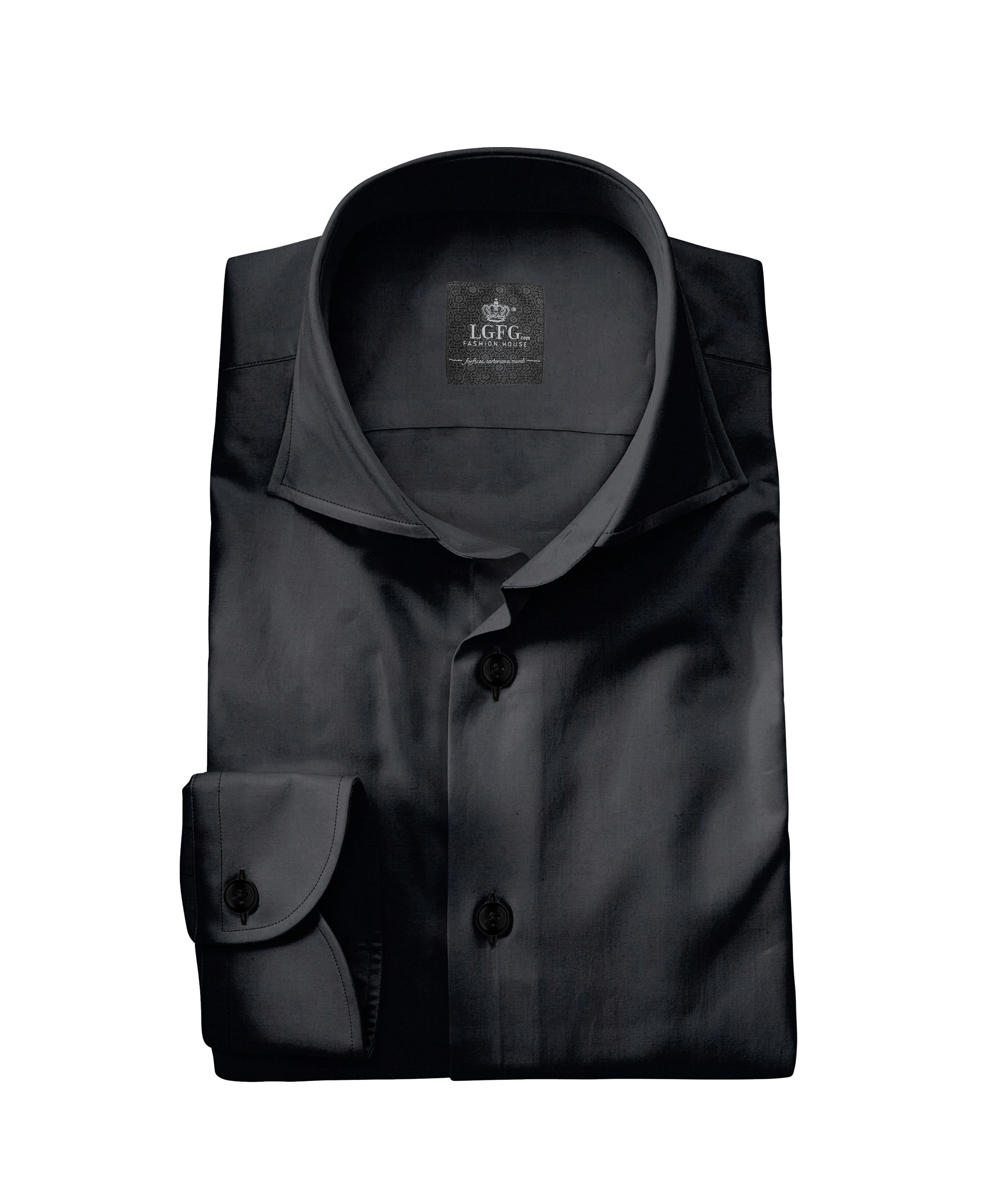 Black Classic Dress Shirt