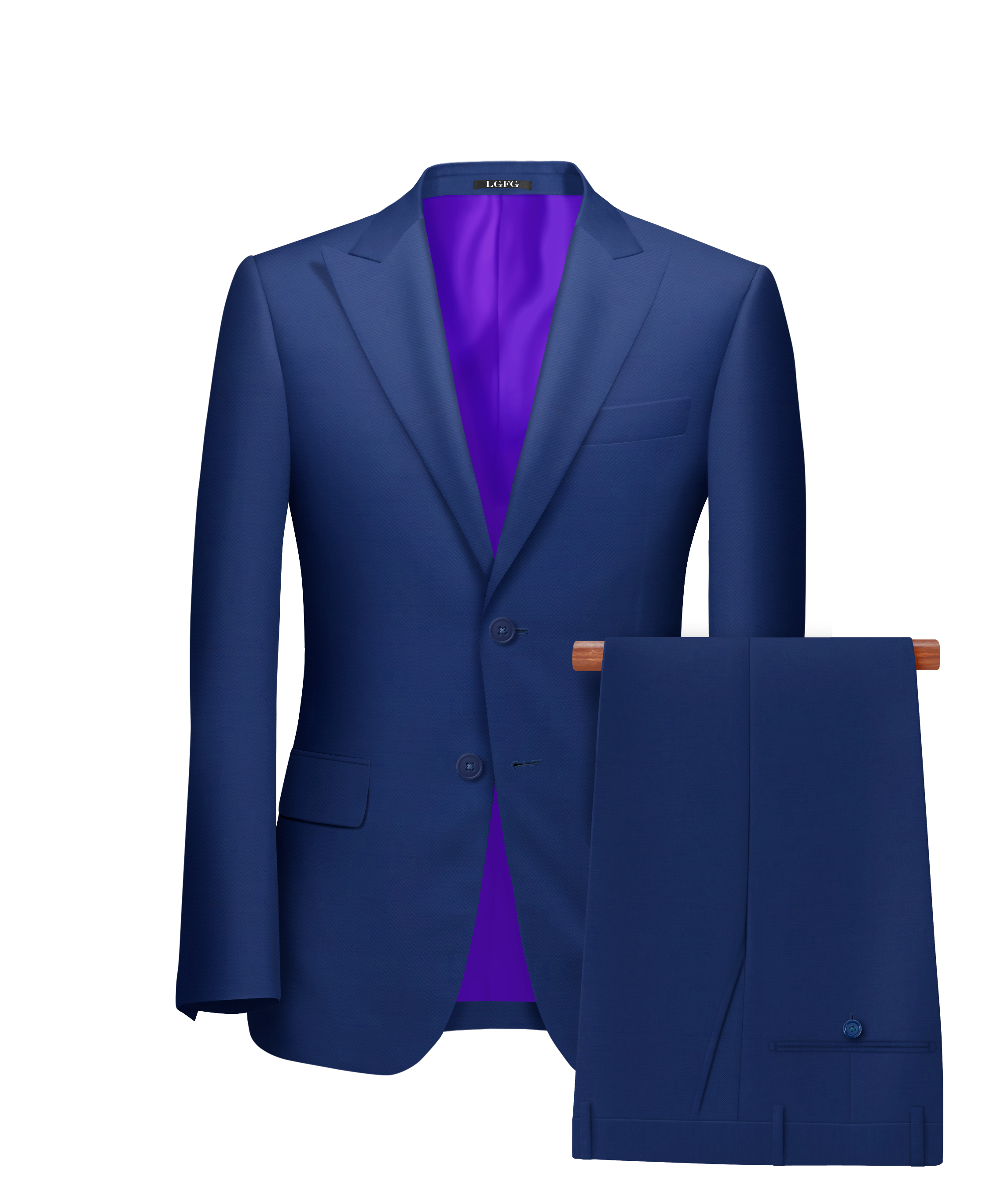 Blue Florida 2 Button LGFG Summer Suit