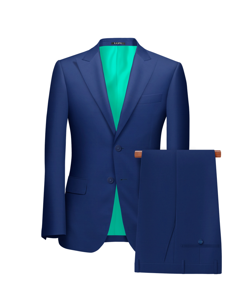 Blue Florida 2 Button LGFG Summer Suit