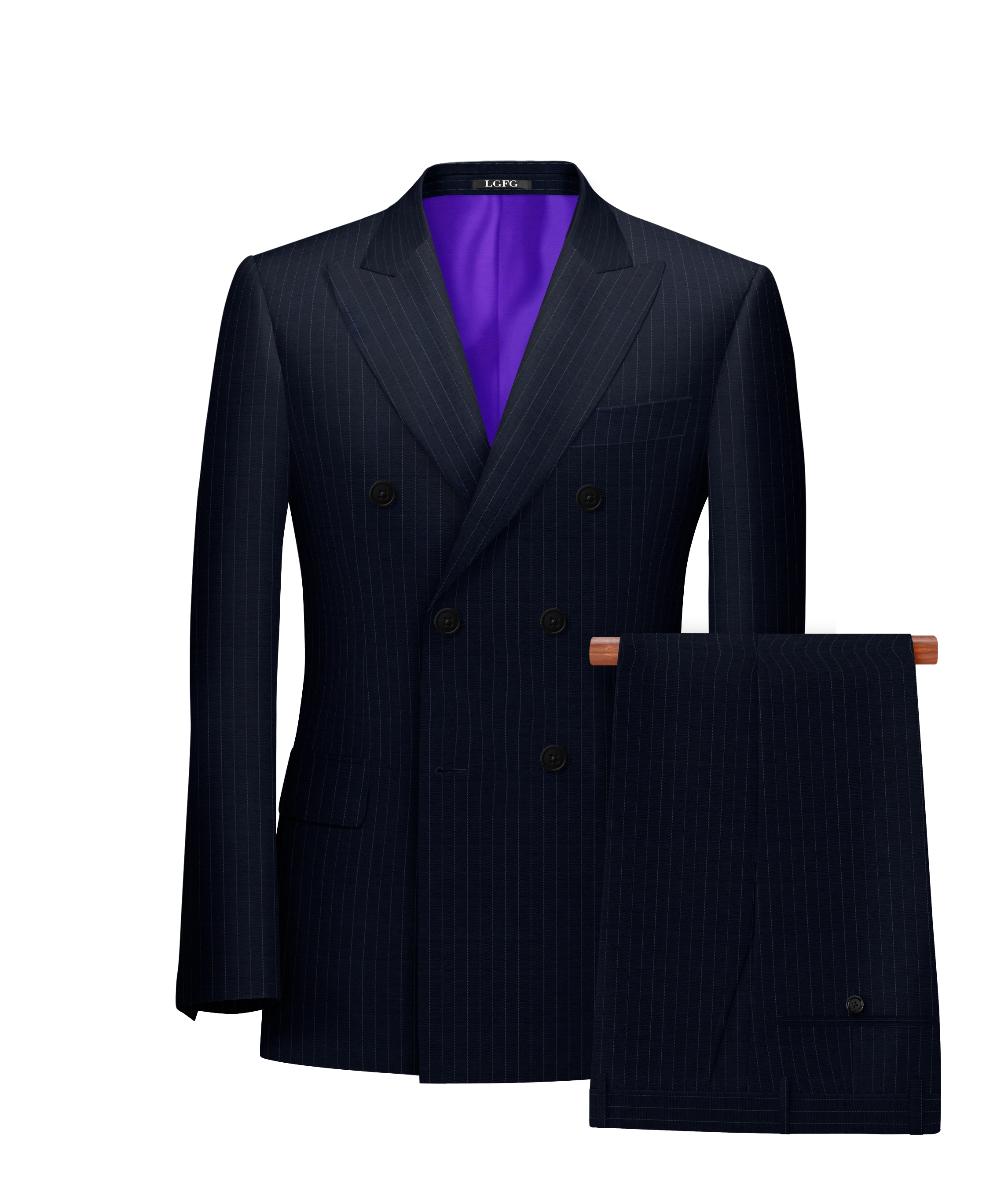 The Navy Money Double-Breasted Boardroom Suit