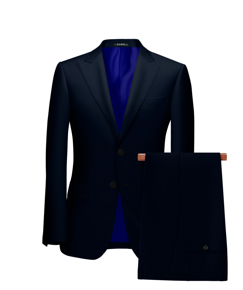 Navy Movie Blue Kennedy All-Season, 2 Button Single Breasted LGFG Suit