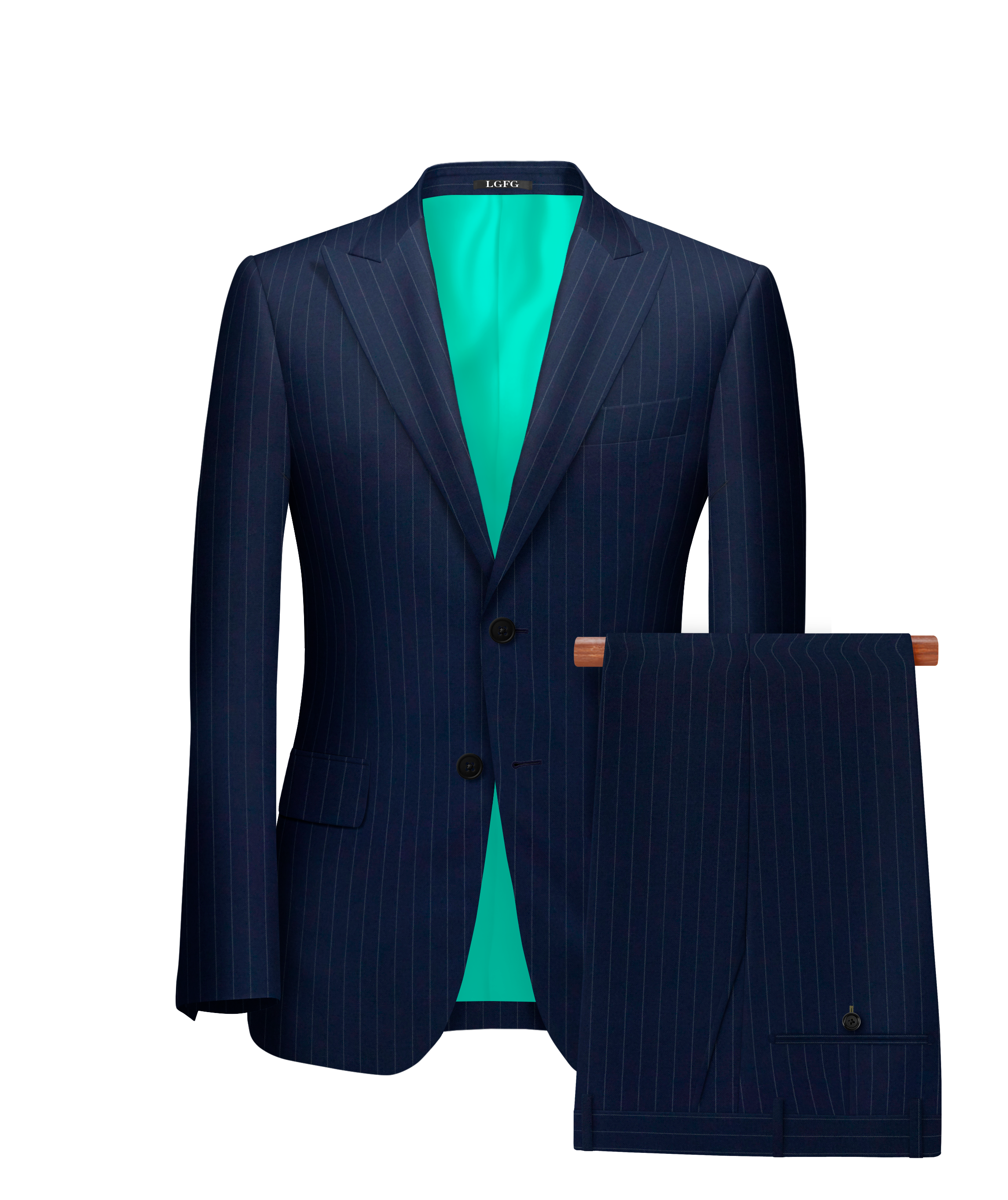 The Navy Capo Pinstripe Suit