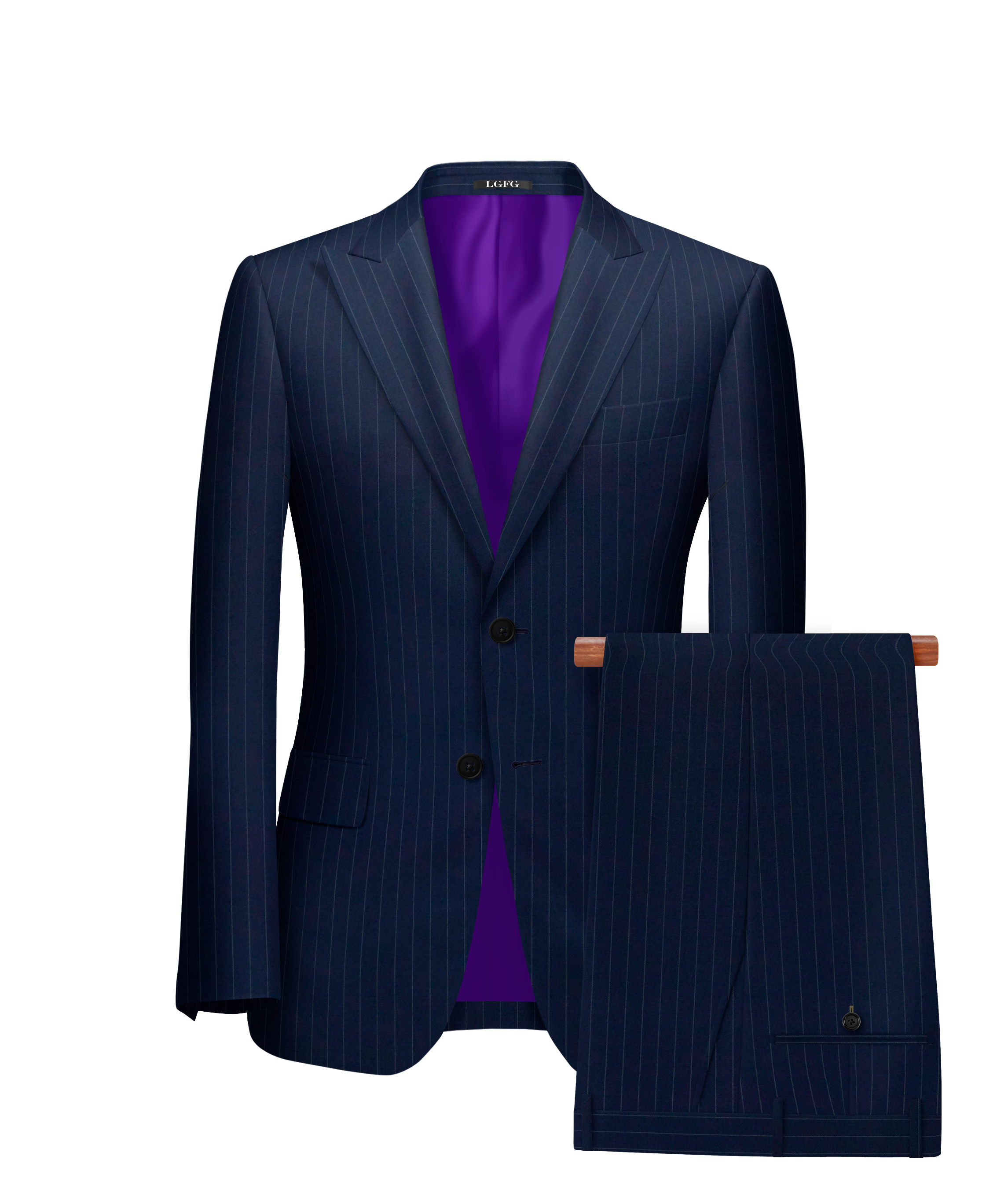 The Navy Capo Pinstripe Suit