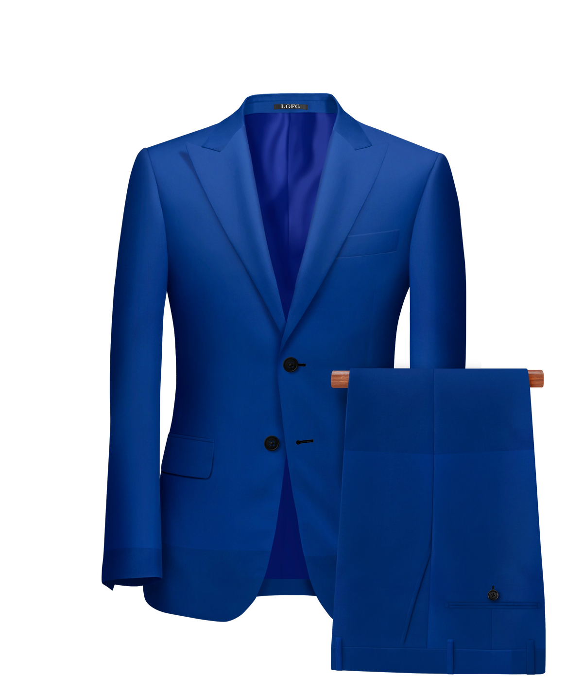 Royal Blue Kennedy All-Season, 2 Button Single Breasted LGFG Suit